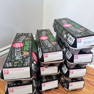 Vital Farms Pasture Raised Organic (Empty) Cardboard Egg Cartons Lot 10
